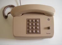 old brown phone